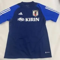 L サッカー日本代表　トレーニングシャツ　KIRIN入り