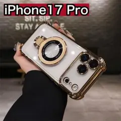 iPhone17ProMax MagSafe対応 クリアケース スタンド付