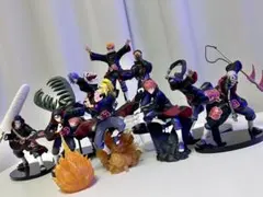 NARUTO 暁 10体フィギュアセット ムーンライト付