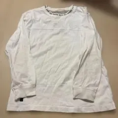 ZARAバックプリント白ロンT130サイズ