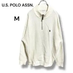 ハーフジップニット