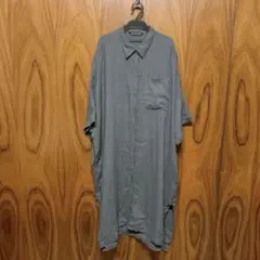 LASUD バンドカラー 半袖シャツ ライトグレー Mサイズ 新品 - メルカリ