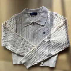 カーディガン　前ファスナー