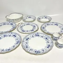 ナルミ ミラノ 洋食器セット プレート ボウル デミタスカップ 鳴海製陶 まとめのサムネイル