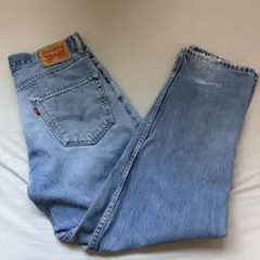 リーバイス550バギーパンツ W33 L32 ワイドテーパード　ブルー