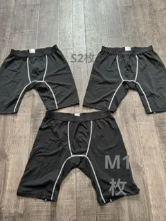 スポーツレギンス　タイツ　3枚セット ボディタフネス　おたふく手袋