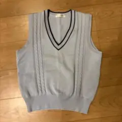 Vネック スクールベスト　Mサイズ