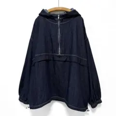 美品 sakishimatokyo デニムアノラックパーカー ビッグシルエット