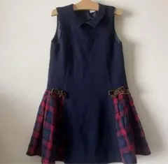 プティマイン　ワンピース　130 ジャンパースカート　petit mine