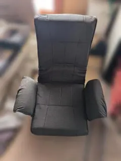 回転座椅子　ブラウン