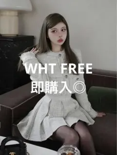 Darich ダーリッチ コンパクトフリンジツイードジャケット WHT FREEのサムネイル