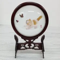 中国の刺繍工芸品 中国雑貨 多幸屋 ＞ 中華刺繍（33） ＞ 両面刺繍・置物 ＞ 両面刺繍