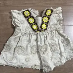 BREEZE 花柄刺繍 トップス 90サイズ