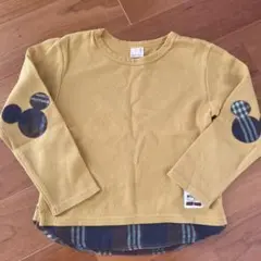 petit main ミッキー 長袖カットソー 110