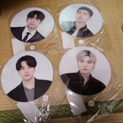 BTS メンバーうちわ 4枚セット未開封品