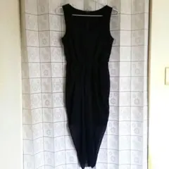 ロイヤルパーティー シフォン ノースリーブ ワンピース