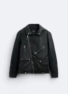 2025年最新】ZARA メンズ レザージャケット・ライダースの人気アイテム