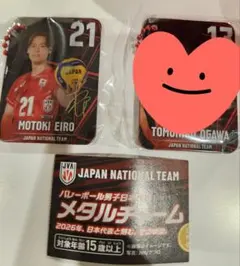 バレーボール男子日本代表 メタルチャーム 永露元稀