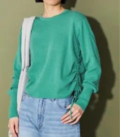 <CITEN>ドロストディティール ニット KELLY グリーン