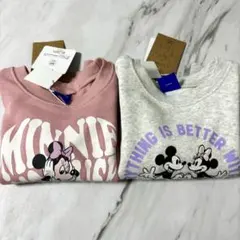 トレーナー トップス ミッキーミニー 2枚セット 90cm 新品未使用