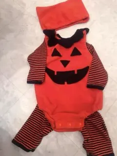 新品　未使用　ハロウィン パンプキン 着ぐるみ ベビー服　70cm