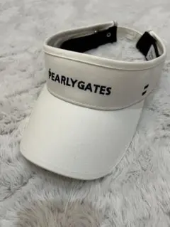 PEARLY GATES ホワイトバイザー 調整可能
