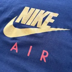 90s NIKE AIR Tシャツ L 刺繍ナイキ　銀タグ