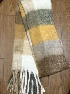 チェック柄マフラー マルチカラー