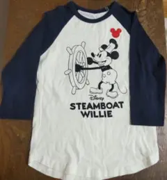 千趣会 Disney スティームボートウィリー Tシャツ 120-130cm