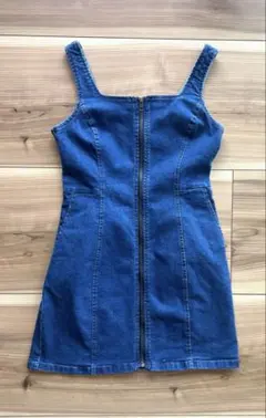 GU デニムジャンパードレス　Sサイズ