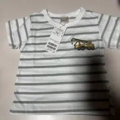 petit main ストライプ Tシャツ 80