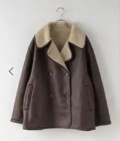 ムートンジャケット LOWRYSFARM ブラウン