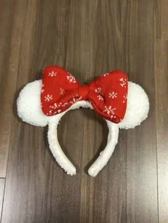 東京ディズニーリゾート ミニー カチューシャ クリスマス SnoSnow リボン