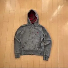 希少 90s ラルフローレン 短丈 ジップパーカー y2k