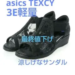 asics TEXCY メッシュ ウェッジソールSS 3E軽量