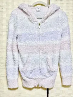 美品ジェラートピケ　ルームウェア　パーカー　ピンク