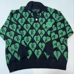 AFGK ニット グリーン Lサイズ