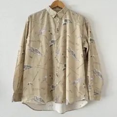 NIKO AND… 柄シャツ　長袖　サイズMのサムネイル