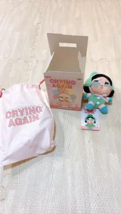 POP MART CRYING AGAIN WHAT A FROG ぬいぐるみのサムネイル