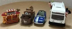 ディズニー カーズ メーター 他ミニカー 4台セット