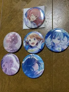 プロセカ　グリッター缶バッジ　花里みのり　桐谷遥　BOX特典等　6点セット