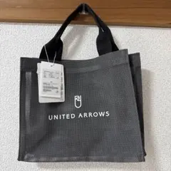 【タグ付き】UNITED ARROWS ロゴ メッシュ トートバッグ Sのサムネイル