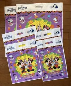 東京ディズニーリゾート ハロウィン ショップ袋 3種 6枚セット2015