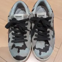 スコットクラブ　nouer カモフラ柄スニーカー