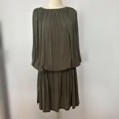 イントゥーカintoca.ノースリーブギャザーコットンチュニックワンピース