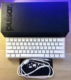 【美品】Pulsar PCMK 60% キーボード silver&white軸のサムネイル