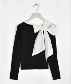 【An MILLE】ワンショルリボントップス