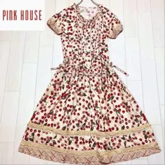 ピンクハウス オーバーブラウス ティアードフリルスカートセット 