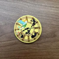 ディズニーキャラクター刺繍缶バッジ　ピーターパン