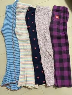 レギンス5点　まとめ売り　UNIQLO バースデイ　ベビードール　西松屋　110